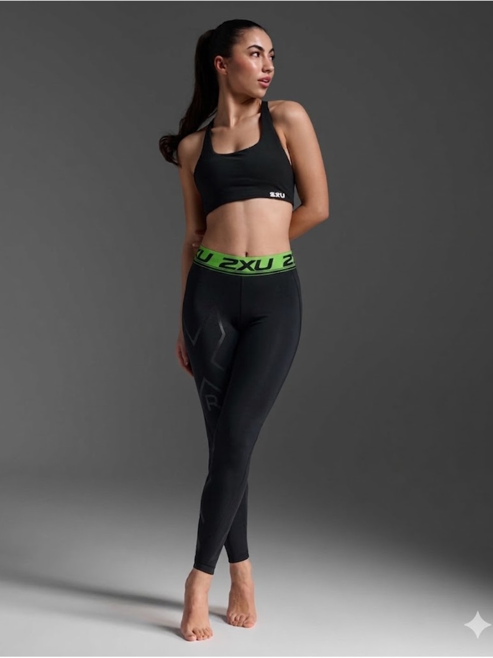 2XU REFRESH RECOVERY COMPRESSION TIGHTS LEGGINGS BLACK